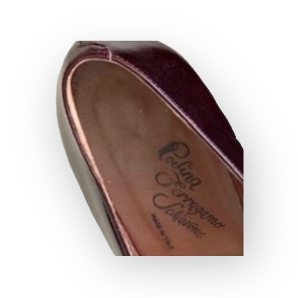 Vintage 60’s: Rosina Ferragamo Schiavone ⍟ Crystal Medallion Low Heels Pumps ⍟ 6 - Picture 12 of 16